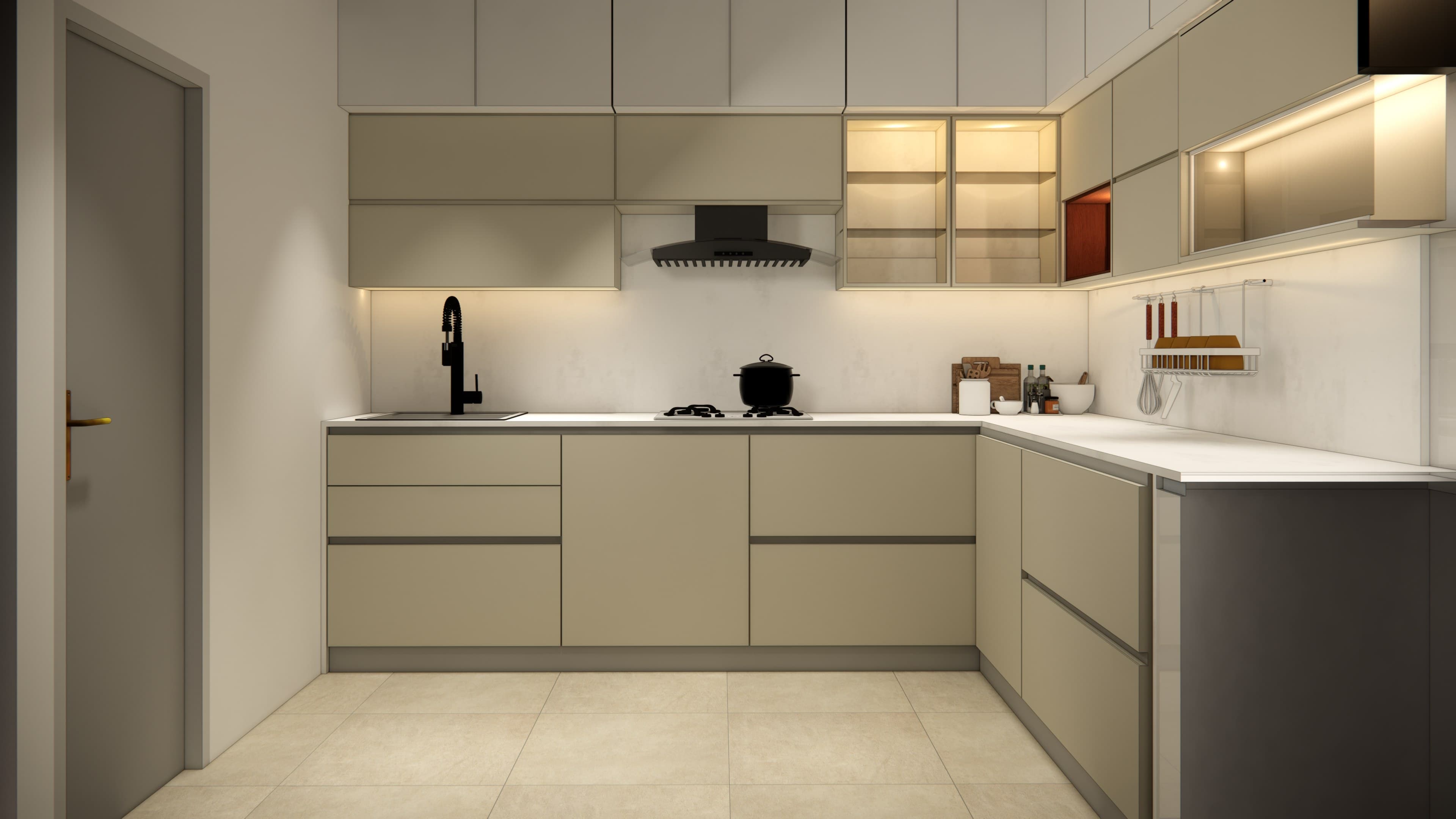 Modular Kitchen Design by BR Interiors in Pune
